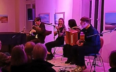 Young Scots Trad Awards Winner auf ihrer Tour im Ruller Haus